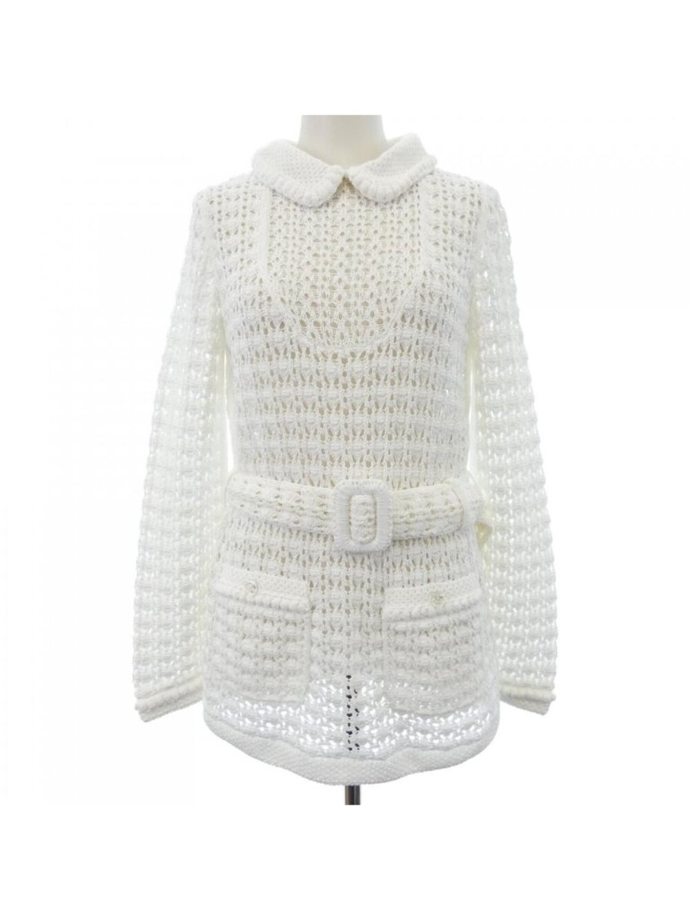 Chanel 26C Tunic Coat White